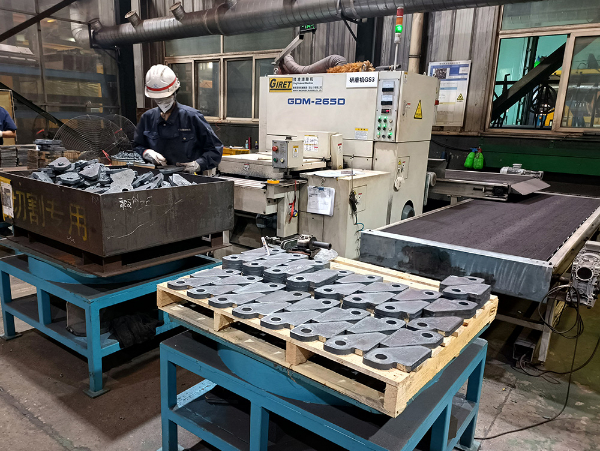 GDM-265D自动挂渣去除机客户现场